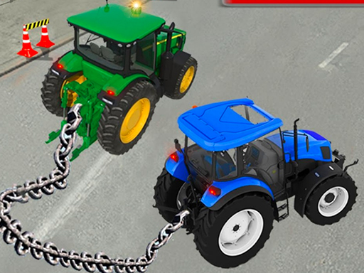 Chained Tractor Towing Simulator online Boys game