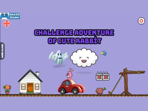 Challenge adventure of cute rabbit online Hypercasual game