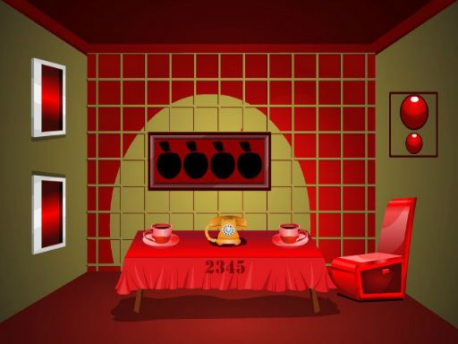 Checked room escape online game
