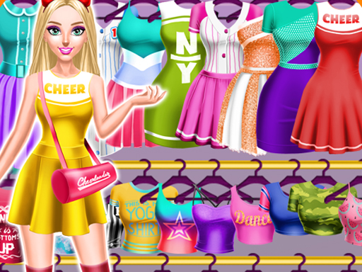 Cheerleader Magazine Dress & Makeover for Girls online game