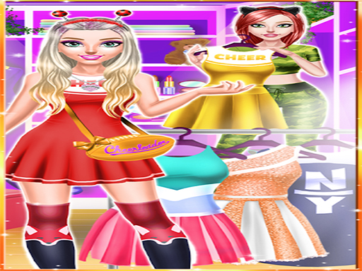 Cheerleader Magazine Girls Dress Up online Girls game
