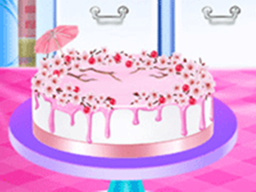 Cherry Blossom Cake Cooking - Food Game online Girls game