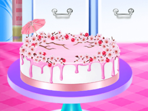 Cherry Blossom Cake Cooking online game
