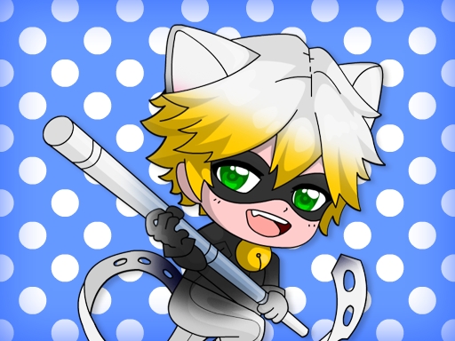 Chibi DottedGirl Coloring Book online Girls game