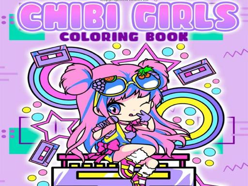 Chibi Girls Coloring Book: Japanese Anime Coloring online game
