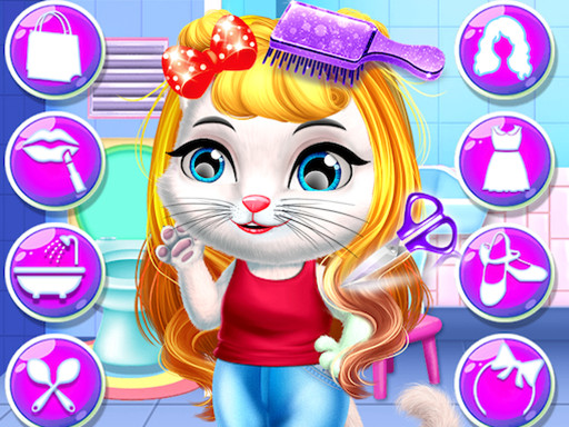 Chic Baby Kitty Hair Salon online Girls game