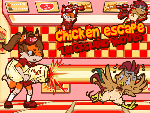 Chicken Escape : Tricks and moves online Hypercasual game