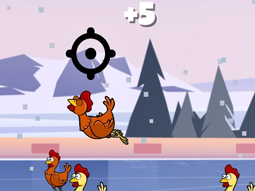 Chicken Shooting 2D online game