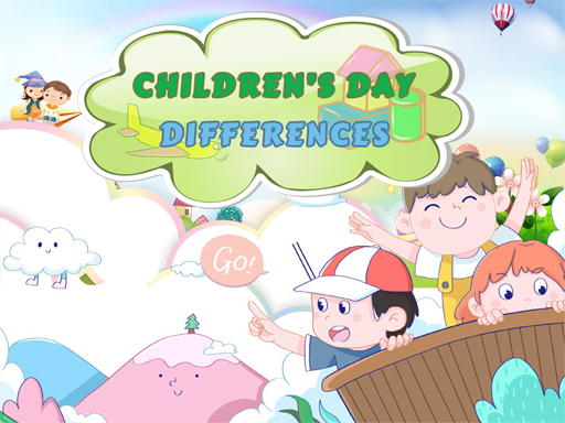 Children's Day Differences online Puzzle game