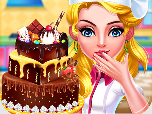 Chocolate Cake Party online Girls game