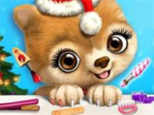 Christmas Animal Makeover Salon - Cute Pets online Hypercasual game