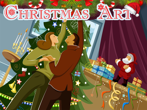 Christmas Art 2019 Slide online game
