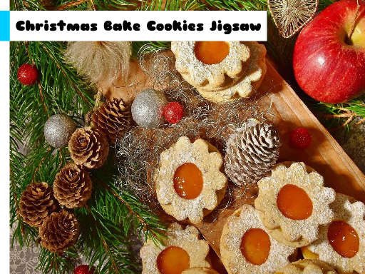 Christmas Bake Cookies Jigsaw online game