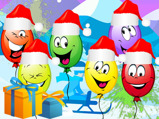 Christmas Balloons Bursting online Puzzle game