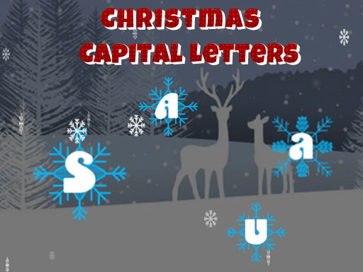 Christmas Capital Letters online Puzzle game