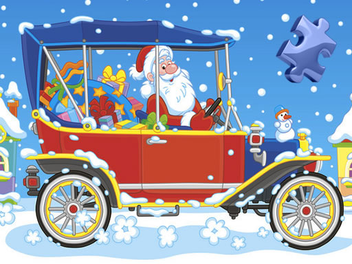 Christmas Cars Jigsaw online Puzzle game