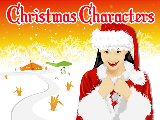 Christmas Characters Slide online Puzzle game