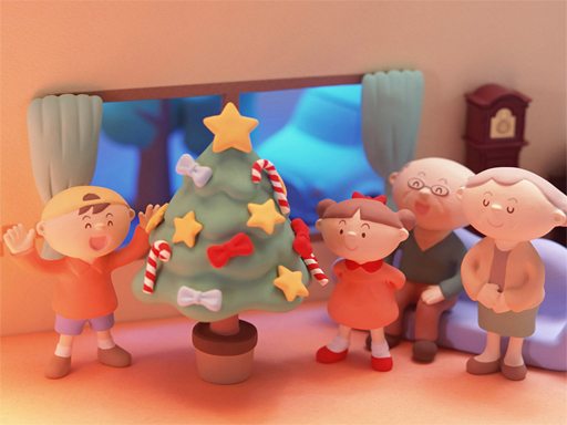 Christmas Clay Doll Slide online Puzzle game