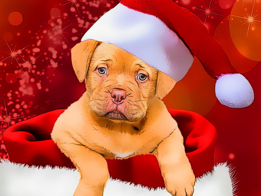 Christmas Dogs Styles online Puzzle game