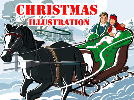 Christmas Illustration Puzzle online game