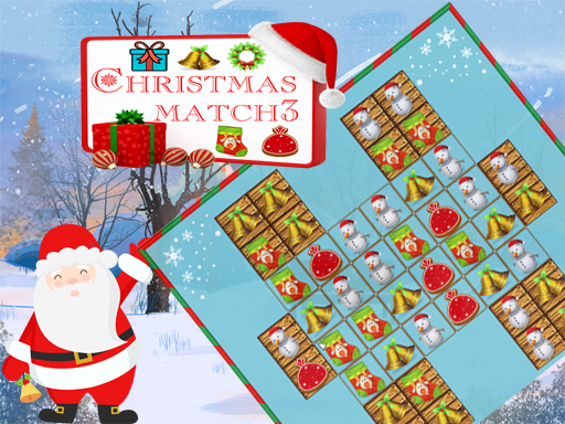 Christmas Match 3 Deluxe online Puzzle game
