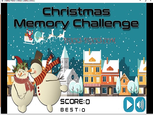 Christmas Memory Challenge online game