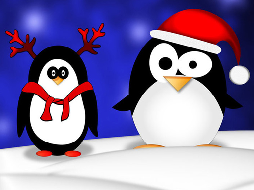 Christmas Penguin Puzzle online Puzzle game