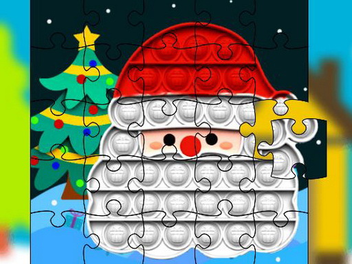 Christmas Pop It Jigsaw online Puzzle game