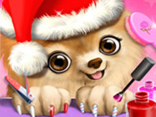 Christmas Salon - Santa Claus And Pets Makeover online Hypercasual game