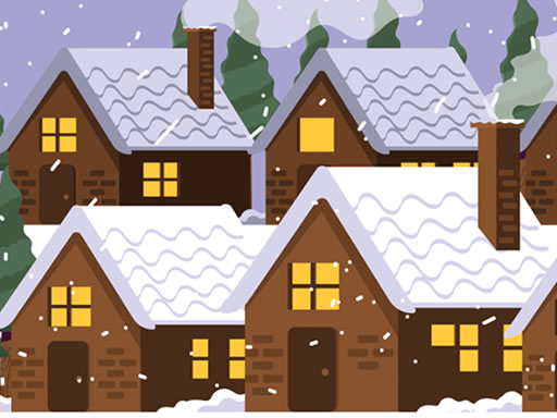 Christmas Town Difference online Puzzle game