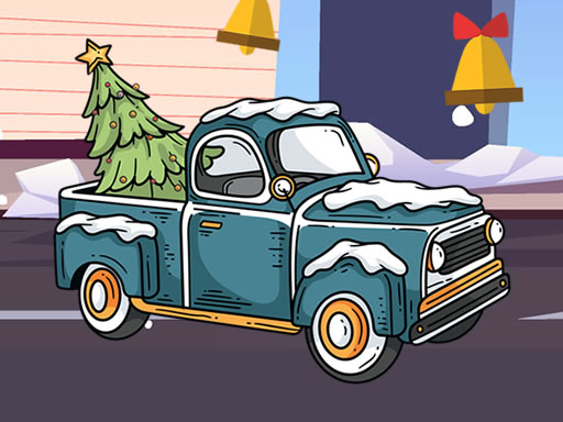 Christmas Trucks Hidden Bells online Puzzle game