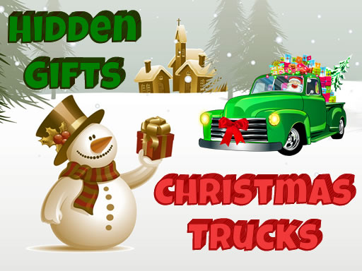 Christmas Trucks Hidden Gifts online Puzzle game