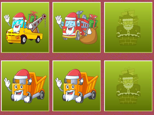 Christmas Trucks Memory online game