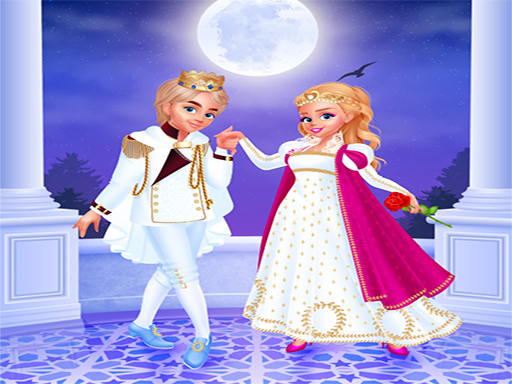 Cinderella & Prince Charming - Dress Up online Girls game
