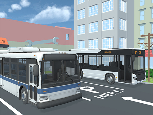 City Bus Parking Challenge Simulator 3D online game