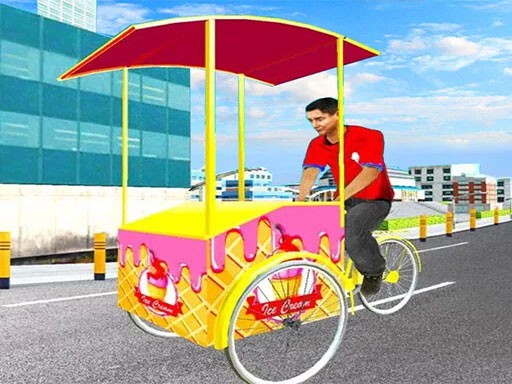 City Ice Cream Man Free Delivery Simulator Game 3 online Adventure game
