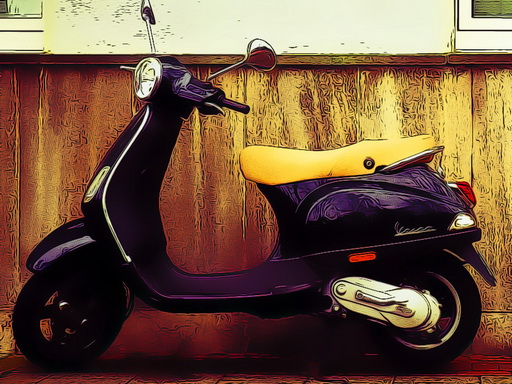 City Scooter Bike Jigsaw online game