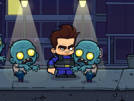 City Zombie Survival 2D online Boys game