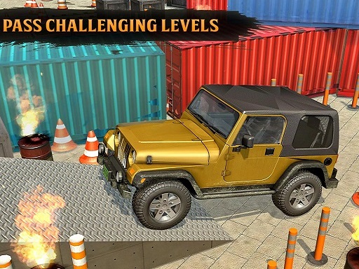 Classic Real 4x4 Jeep Parking Drive Game online game