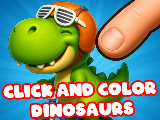Click And Colors Dinosaurs online Girls game