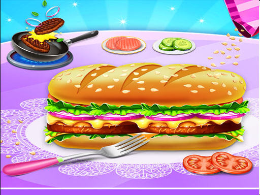 Club Sandwich-2 online Girls game