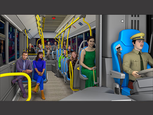Coach Bus Simulator: City Bus Sim online Racing game