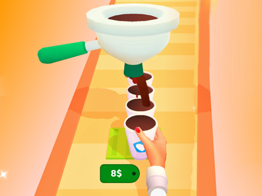 Coffee Run 3D online Hypercasual game