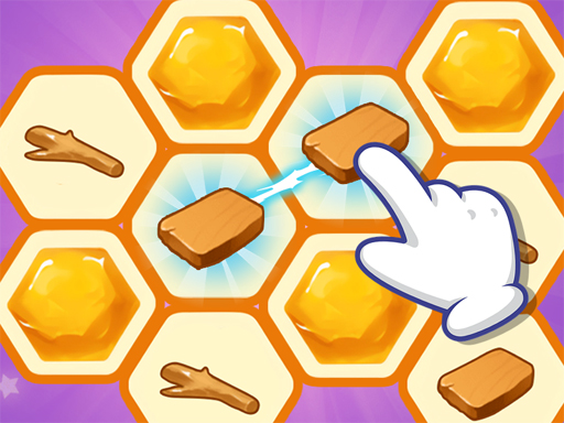 Collect Honey Puzzle online Puzzle game