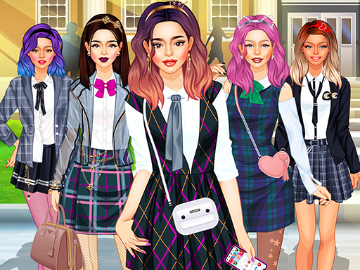 College Girls Team Makeover - girls online game