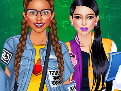 College Student Girl Dress Up online Shooting game