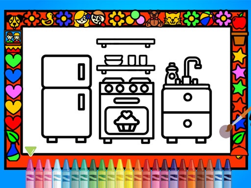 Color and Decorate Rooms online game
