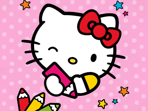 Color By Number With Hello Kitty online Girls game
