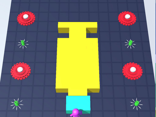 Color Cubes Saw 3D online game