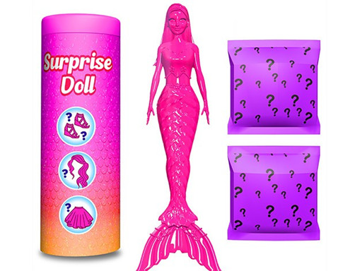 Color Reveal Mermaid Doll online Girls game